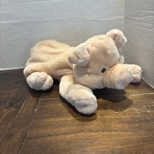 Cascade Toys Realistic Large Stuffed Plush Pig Hand Puppet Animal Rare 15"